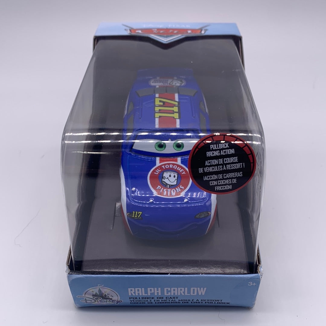 Disney Pixar Cars Movie - Disney Store Parks Exclusive - Ralph Carlow Pullback Racer Die-cast Car