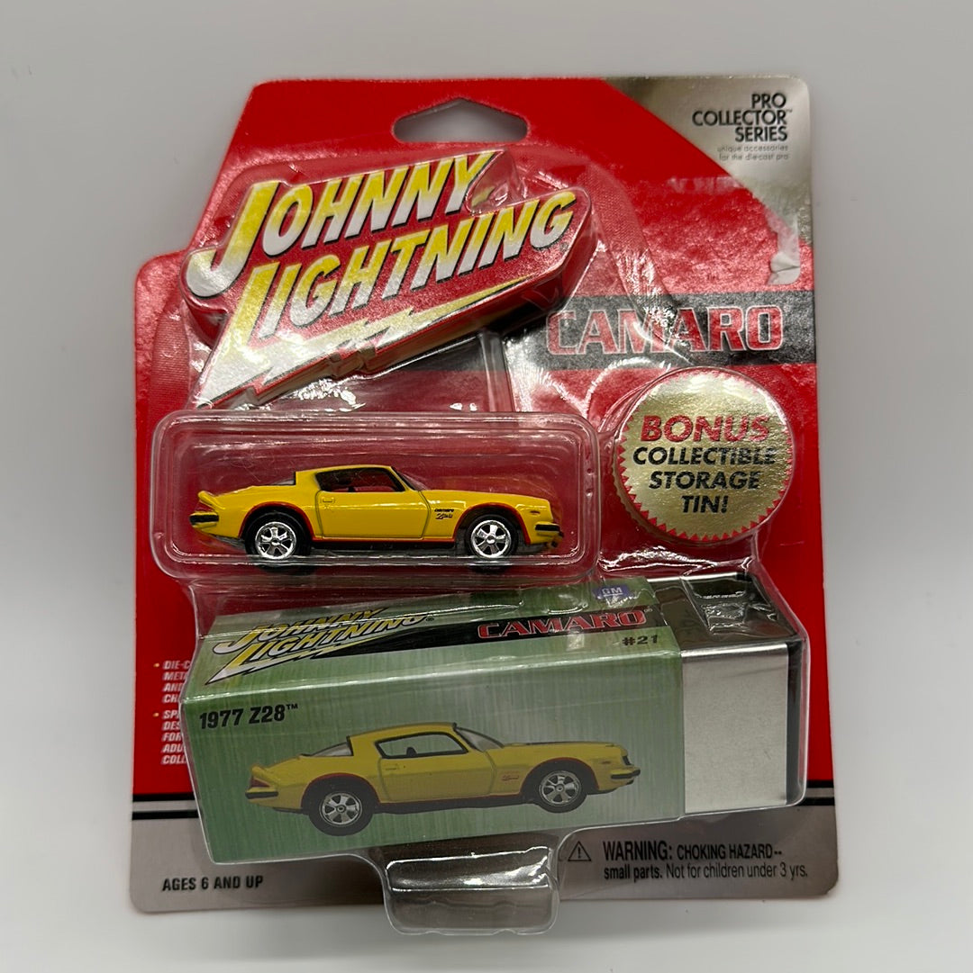 Johnny Lightning Pro Collector Storage Tin Series - #21 1977 Camaro Z28