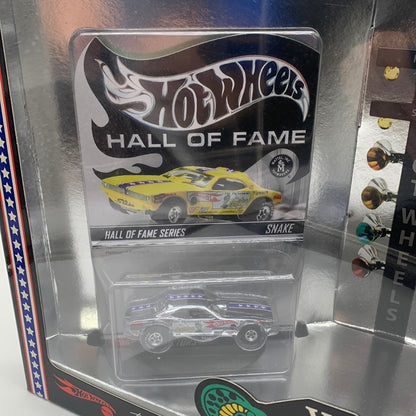 Hot Wheels RLC Red Line Club - Collectors Club 2003 Release - Hall of Fame Series Silver Snake & Mongoose Boxed Set - #8054 of 10000