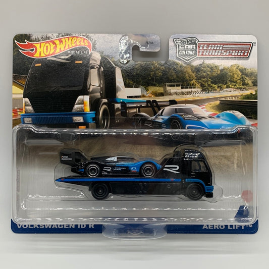 Hot Wheels Car Culture Team Transport - #35 - Volkswagen ID R & Aero Lift