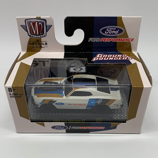M2 Machines Acrylic Boxed Car - Ground Pounders Series - R23 - 1969 Ford Mustang GT