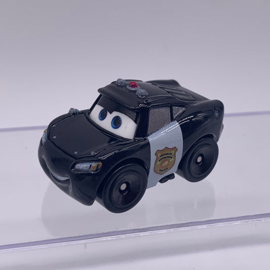 Disney Pixar Cars Movie Metal Mini Racers - Loose Officer Lightning McQueen