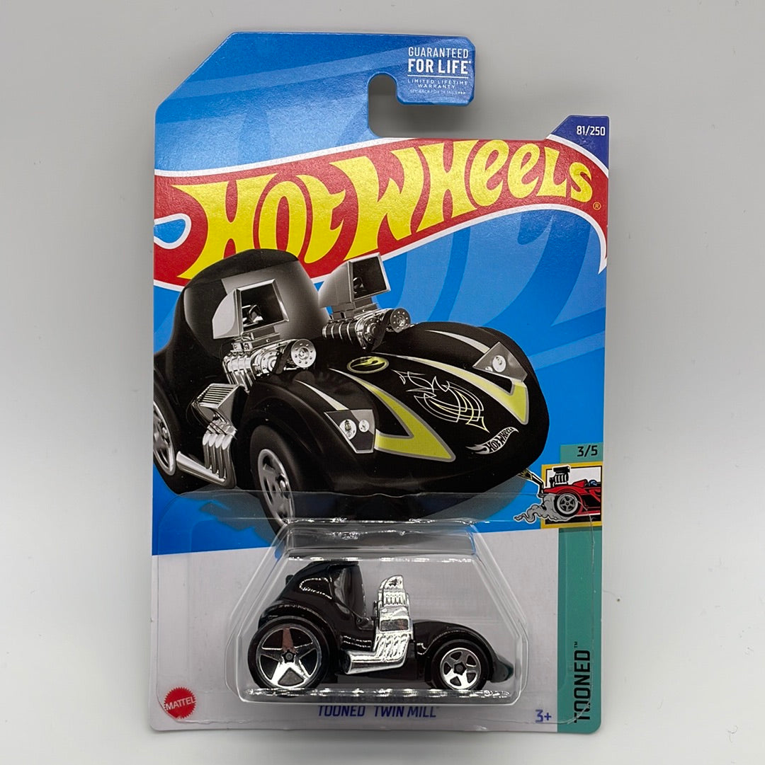 Hot Wheels Regular Treasure Hunt - 2022 D Case - Tooned Twin Mill