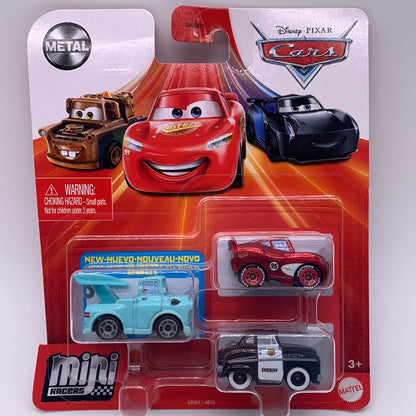 Disney Pixar Cars Movie - Metal Mini Racers 3 Pack - Tokyo Mater Series